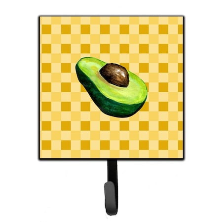 Carolines Treasures Sliced Avacado on Basketweave Leash or Key Holder BB7221SH4